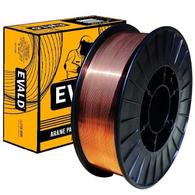 Arame para Solda MIG ER70S-6 1,2MM 15kg Revestido Cobre Evald