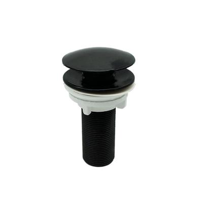 Válvula Click para Lavatório ABS 1603 Escoamento 7-8" Preto Fosco Shop Hidráulica