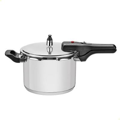 Panela de Pressão Brava Aço Inox Fundo Triplo 4,5L Inox Tramontina