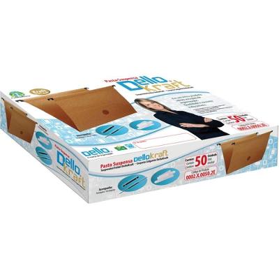 Pasta Suspensa Dello Dellokraft Haste Plastica com Visor e Grampo