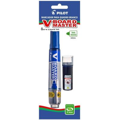 Pincel para Quadro Branco Pilot V Board Master WBMA-VBM 12 Unidades Azul