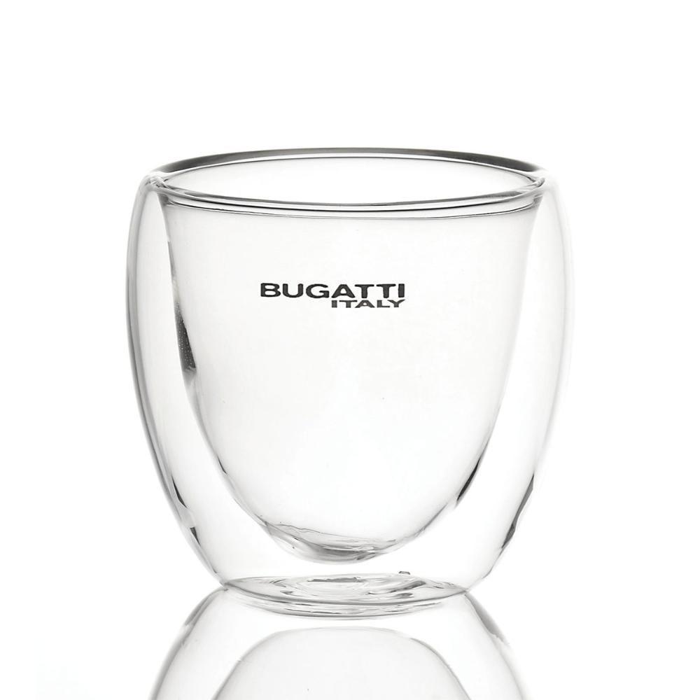 Conjunto 2 Copos De Café Chá De Parede Dupla 250ml Bugatti - 4