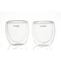 Conjunto 2 Copos De Café Chá De Parede Dupla 250ml Bugatti - 1