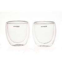 Conjunto 2 Copos De Café Chá De Parede Dupla 250ml Bugatti - 7