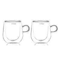 Conjunto 2 Canecas Parede Dupla 300ml Cerveja Bugatti - 1