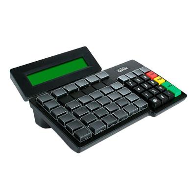 Teclado Gertec TEC 55 Display USB 2.0 55 Teclas Preto