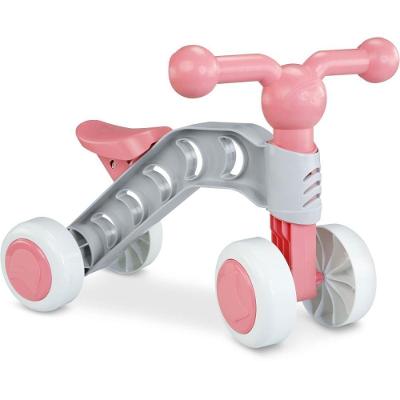 Triciclo Toyciclo Bicicleta de Equilíbrio sem Pedal Rosa Roma