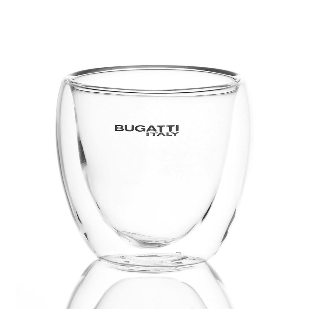 Conjunto 2 Copos De Café Chá Licor Parede Dupla 80ml Bugatti - 8