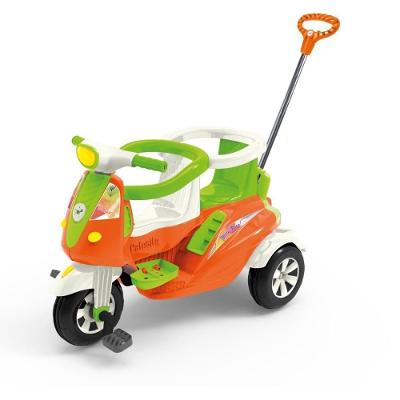 Triciclo Infantil Moto Duo 2em1 com Luz e Som Calesita Brinquedos