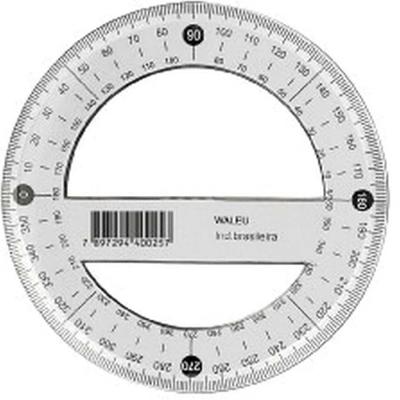 Transferidor Maxcril 360o Chanfrado Poliestireno 1,6mm