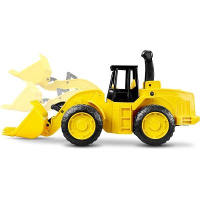 Trator de Brinquedo Workers Carregadeira Articulado 27,5cm Amarelo Roma