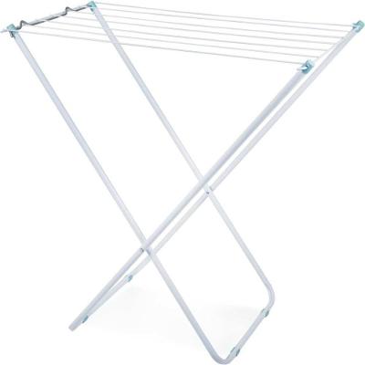 Varal de Chão Slim Dobrável Aço Pintado 7 Varetas 16KG Branco Mor