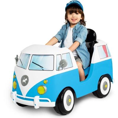 Veículo para Bebê Kombina 2 em 1 com Som Azul Calesita Brinquedos