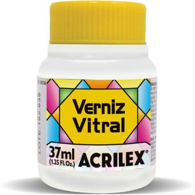 Verniz Vitral Incolor 37ML Transparente Brilhante Acrilex