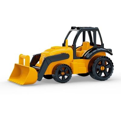 Miniatura Trator Carregadeira Agroworks Design Robusto Amarelo GGB Plast