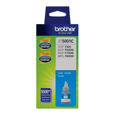 Refil de Tinta Ciano BT5001CSD 5.000 Páginas DCPT300 DCPT500W DCPT700W MFCT800W Brother