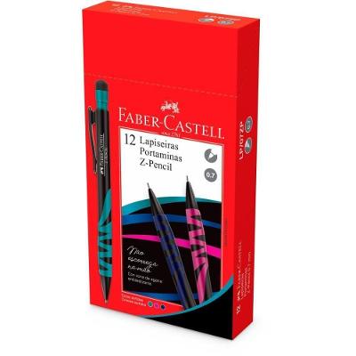 Lapiseira Faber-Castell Z-Pencil Mix 0,7MM GRIP Dupla Injeção Caixa com 12