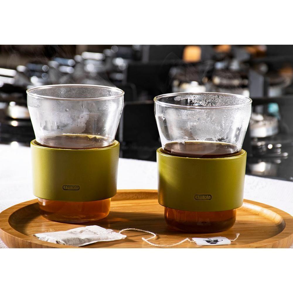 Conjunto 2 Taças Para Chá Suco Vidro 250ml Hotcool Iittala - 2