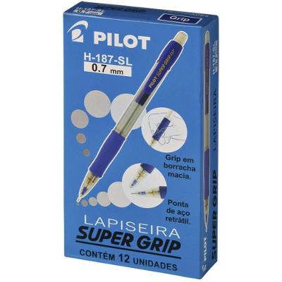 Lapiseira Pilot Supergrip H-187 0.7MM Caixa com 12 Unidades Azul