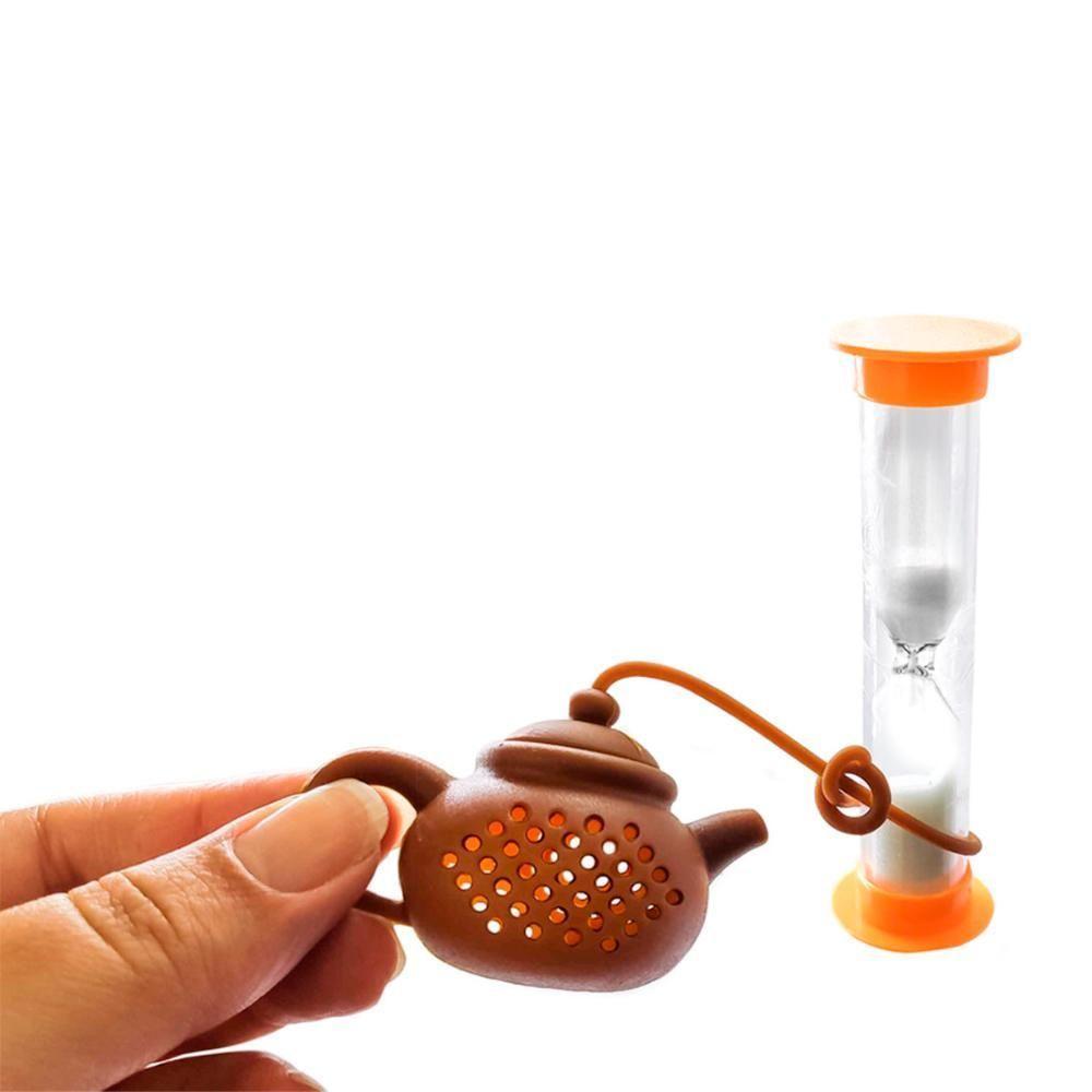 Conjunto 2 Em 1 Infusor De Chá Estilo Cesta Com Timer Prana - 3