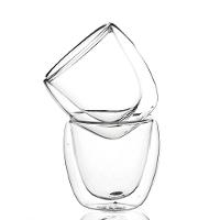 Conjunto 2 Copos De Café Chá Parede Dupla 80ml Borossilicato - 2