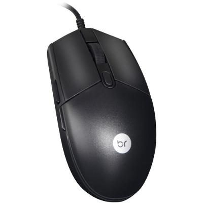 Mouse Gamer Óptico USB Seer 3600DPI 4000FPS 92g Preto Bright