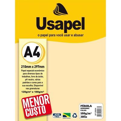 Papel A4 Perolado Filiperson Usapel Gengibre 180g-m2