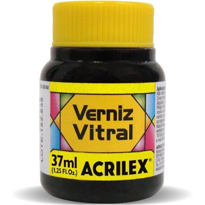 Verniz Vitral Amarelo Ouro Transparente e Brilhante 37ML Acrilex