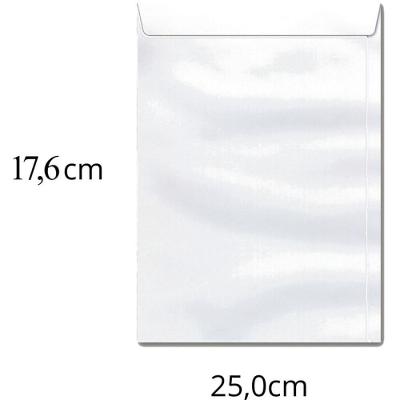Envelope Saco Scrity Off Set 90g 176x250MM 25 Unidades Branco