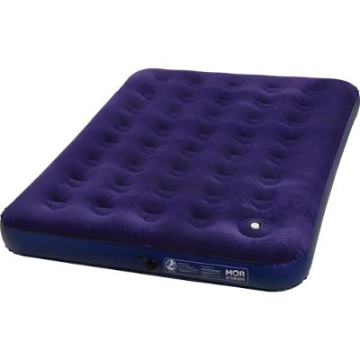 Colchão Inflável Casal Fole 1,91M PVC Espesso Kit Reparo Azul Mor