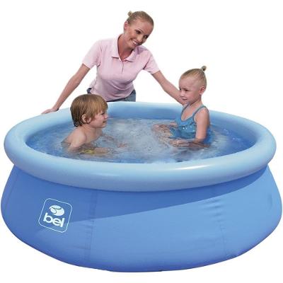 Piscina Inflável Bel Life 500L Redonda PVC Tripla Espessura com Kit Reparo Azul Belfix