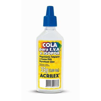 Cola para Isopor e EVA Acrilex 35g com Bico Aplicador