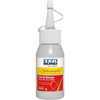 Cola para Artesanato Silicone Líquida 25g-30ml com Aplicador Tekbond