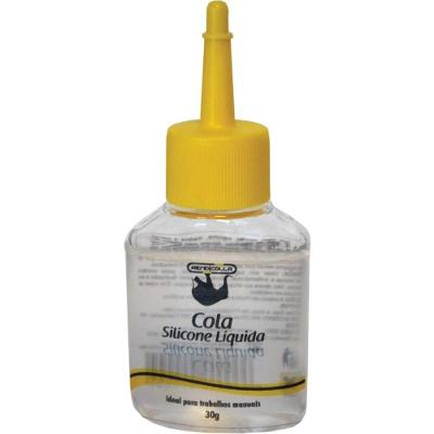 Cola para Artesanato Silicone Líquido 30g Pano Papelão Rendicolla