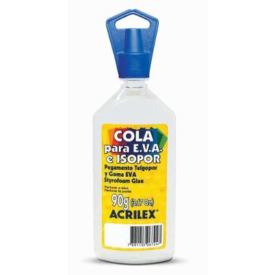 Cola para Isopor e EVA Acrilex Bico Aplicador 90G