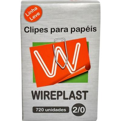 Clips Galvanizado Wireplast Aço Linha Leve No 2-0 720 un Prata