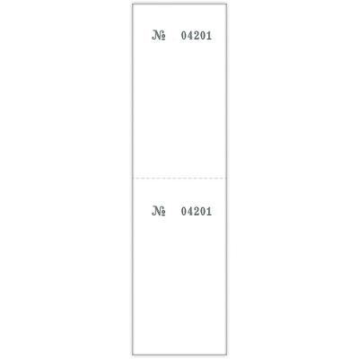 Talão de Comando Tilibra Numerado 2 Corpos 100 Folhas 139mm X 49mm