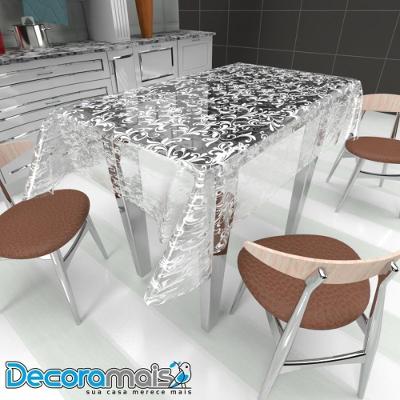 Plástico Estampado Arabesco PVC Flexível Impermeável 1,40 X 30M Plastvinil