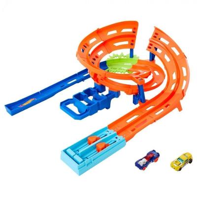 Pista de Corrida Hot Wheels Circuito Giro Veloz com 2 Carrinhos Mattel