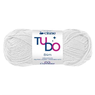 Linha para Tricô e Crochê Cisne D'Primera 0000b Branco Coats Corrente
