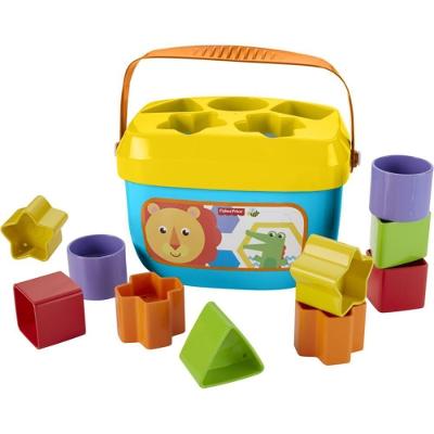 Brinquedo Educativo Balde de Blocos Encaixe com Alça Fisher-Price Mattel