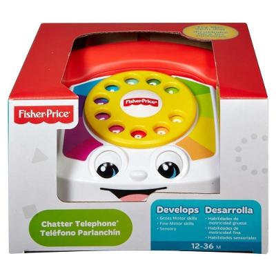 Brinquedo Telefone Feliz Fisher-Price Disco Giratório Números Mattel