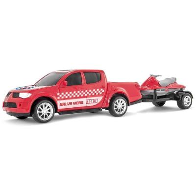 Carrinho de Brinquedo Pick Up Rx Resgate Camionete de Resgate Roma