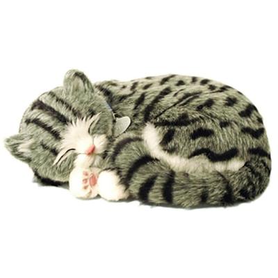 Brinquedo Perfect Petzzz Filhote Gato Gray Tabby com Caminha Imex