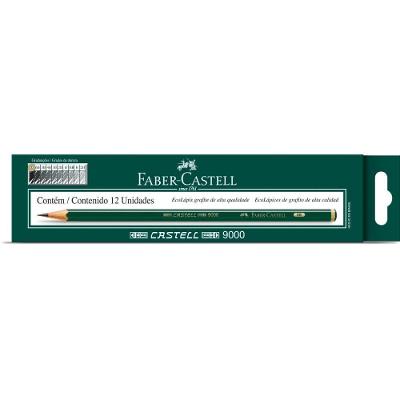 Lápis Técnico Faber-Castell Ecolápis Grafite 9000 8B Preto