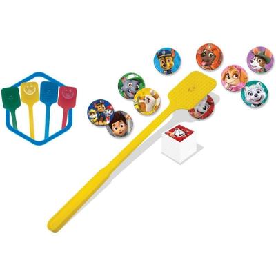 Jogo de Mesa Patrulha Canina Tapa na Mesa 4 Raquetes Nig Brinquedos