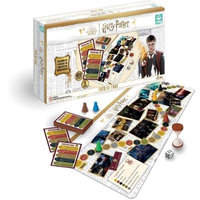 Jogo de Tabuleiro Harry Potter Fato Ou Fake 400 Perguntas Nig Brinquedos