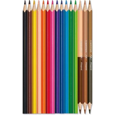 Lápis de Cor Maped Colorpeps Triangular 12 Cores e 3 Duo Pele
