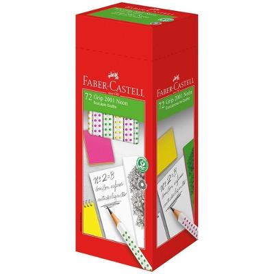 Lápis Faber-Castell Grip 2001 Neon Triangular Preto
