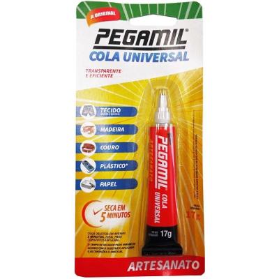 Cola para Artesanato Universal Transparente 17g Pegamil